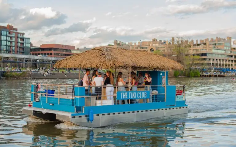 Washington DC Tiki Boat Booze Cruise. On-boat tiki bar! Potomac Tiki Club by Sea Suite Cruises.