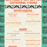 Whitlow's on Water DC Catering Menu