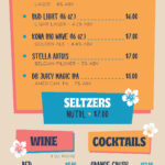 Whitlow's on Water DC Alcohol Menu 2025